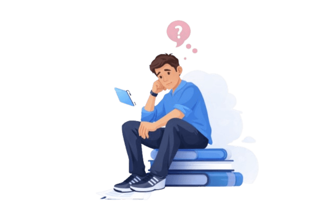 Confused student